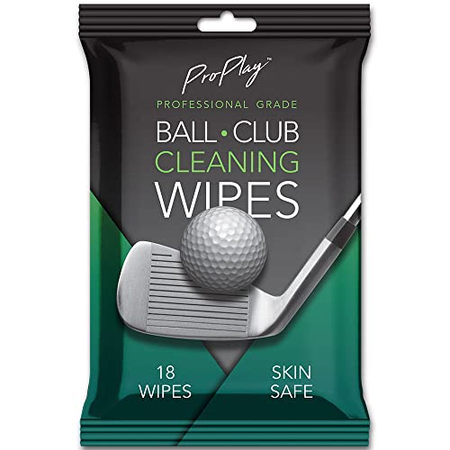 pro:play ProPlay Ball & Club Cleaning Wipes | Powerful Cleaner Removes Dirt, Grass, and Sand | Convenient, Resealable Pack - Unscented 1 Pack - Image 2