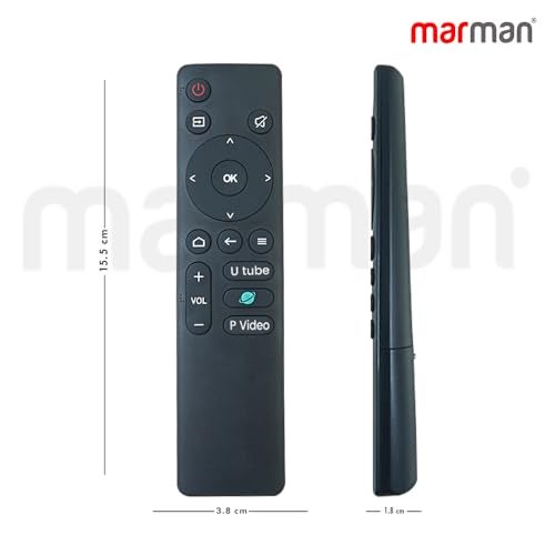 marman® Compatible with Haier Tv Remote Control Model LE32A7-N Suitable for Smart LED Full HD Ultra HD 4K Android Television Non Voice Command with Hotkeys - Pairing Not Required - Image 5