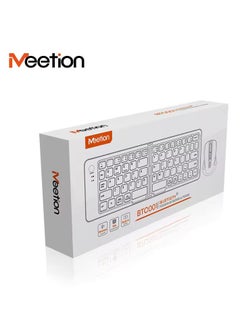 Meetion Meetion Foldable Bluetooth Keyboard and Mouse BTC001 Bluetooth Wireless Connectivity Unparalleled Portability Rechargeable And Efficient Black  - Image 2