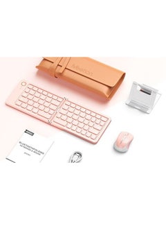 Meetion Meetion Foldable Bluetooth Keyboard and Mouse BTC001 Bluetooth Wireless Connectivity Unparalleled Portability Rechargeable And Efficient Black  - Image 4