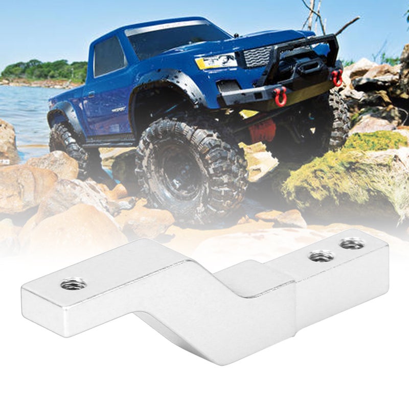 Aluminum Alloy Trailer Tow Hook Drop Hitch Receiver Fits for Traxxas TRX-4 RC CrawlerSilver 05S - Image 5