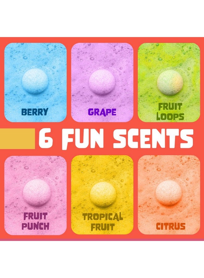 Two Sisters Superhero Bath Bombs for Kids with Surprise Toys Inside, 6 Pack Bubble Bomb Fizzies, Fruity Scents, Relaxing Aromas, USA Made, Ideal Birthday Gift for Girls & Boys by Two Sisters - Image 4
