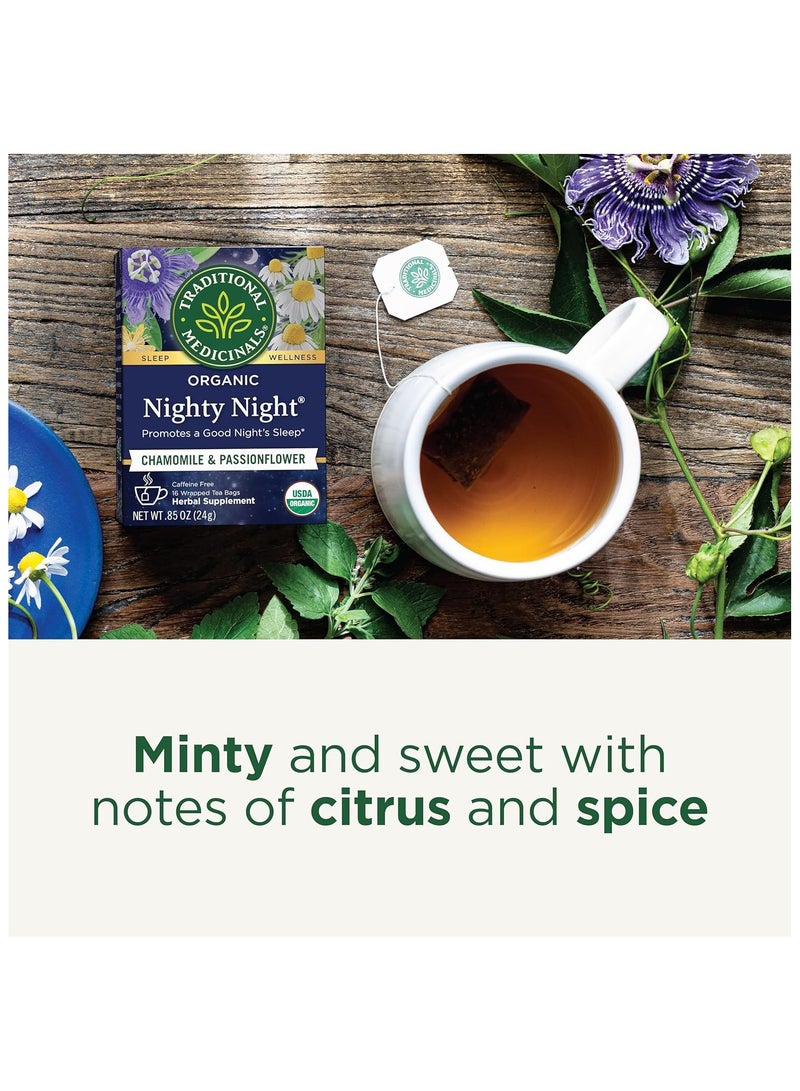 Tm Traditional Medicinals, Organic Nighty Night Tea, 16 Ct - Image 2