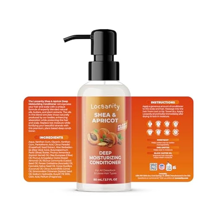 Locsanity Natural & Organic Loose Natural Sample Travel Kit, Gentle 2-in-1 Shampoo/Conditioner, Deep Moisturizing Conditioner, Hair Oil, Detangler Leave-in Conditioner, Smooth Liquid Edge Gel - Image 5