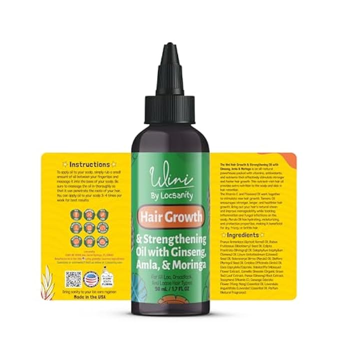 Locsanity Natural & Organic Loose Natural Sample Travel Kit, Gentle 2-in-1 Shampoo/Conditioner, Deep Moisturizing Conditioner, Hair Oil, Detangler Leave-in Conditioner, Smooth Liquid Edge Gel - Image 4