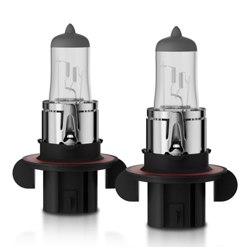 OKOENIEO 9008/H13 Halogen Car Headlight Bulbs, High and Low Beam, 3800K, 4000 Lumens,Automotive Headlight Bulbs,Low Beam Lights,High Beam, H13 Car Light Bulb, Pack of 2 - Image 1