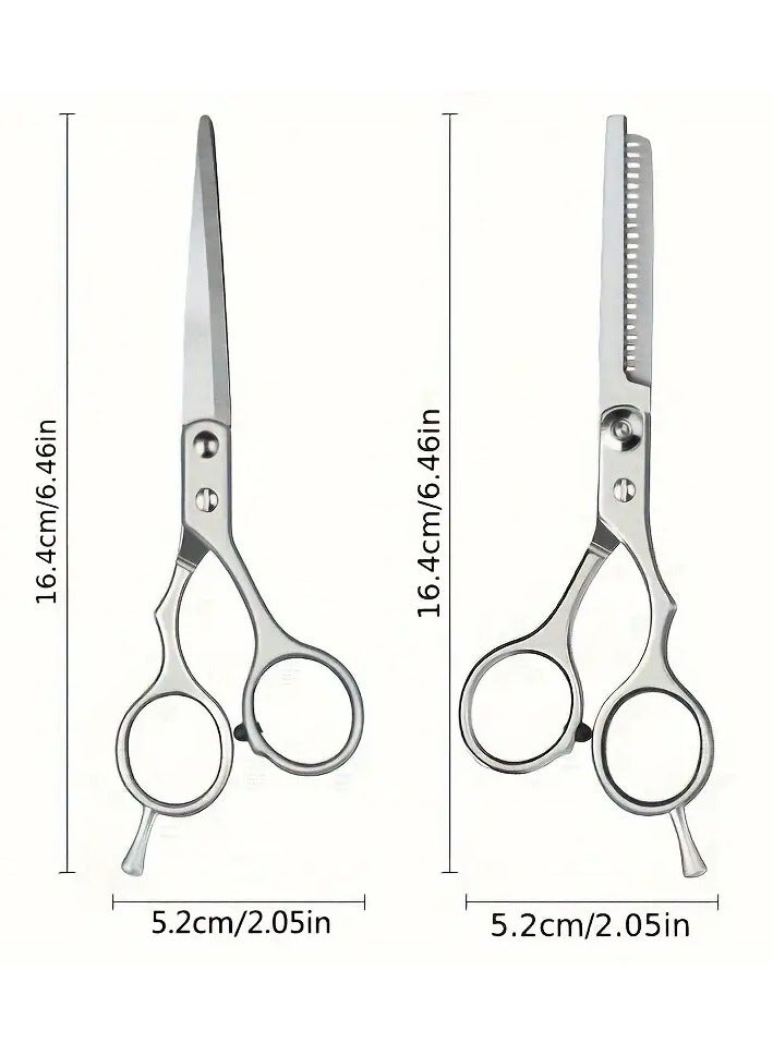 ORiTi Premium Professional Hair Cutting Scissors - Sharp Toothed Straight Scissors for Home Hair Cuts - Image 4