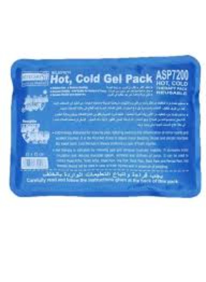 ريت كير رايت كير ASP7200 كمادة جل حارة وباردة حجم صغير 15*21 سم قابلة لإعادة الاستخدام, عبوة باردة لعلاج ارتفاع درجة حرارة الجسم, كمادة جل لتخفيف الألم والإصابات والإسعافات الأولية - Image 3