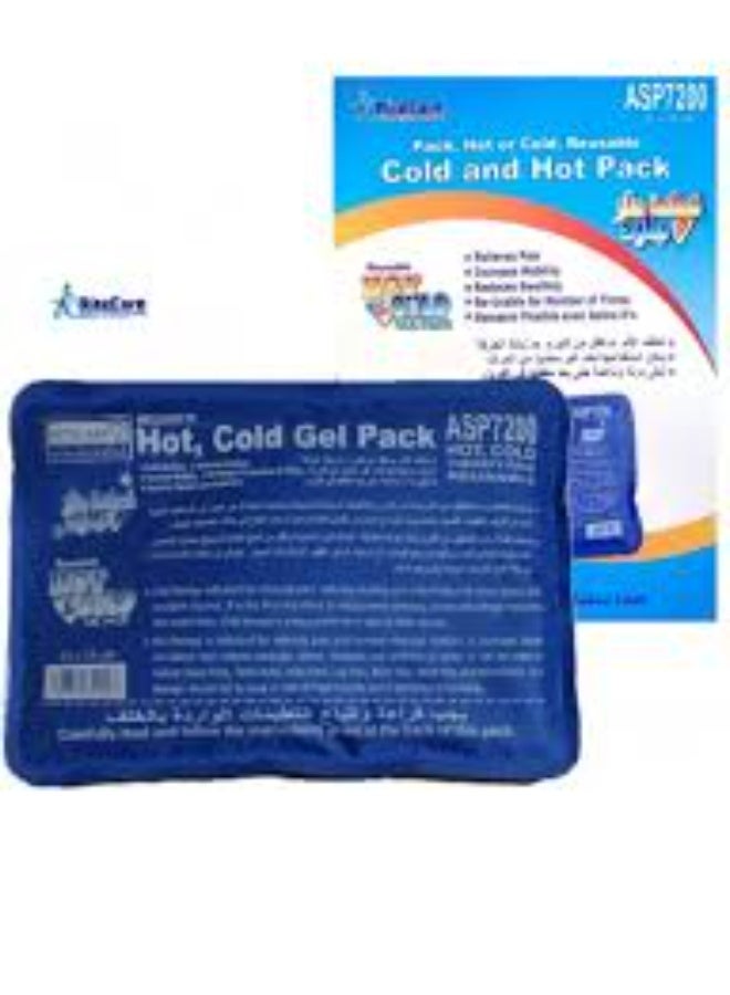 ريت كير رايت كير ASP7200 كمادة جل حارة وباردة حجم صغير 15*21 سم قابلة لإعادة الاستخدام, عبوة باردة لعلاج ارتفاع درجة حرارة الجسم, كمادة جل لتخفيف الألم والإصابات والإسعافات الأولية - Image 2