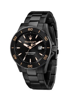 Maserati Competizione Men's Analog Quartz Black Stainless Steel Watch R8853100035 - 43mm  - Image 1