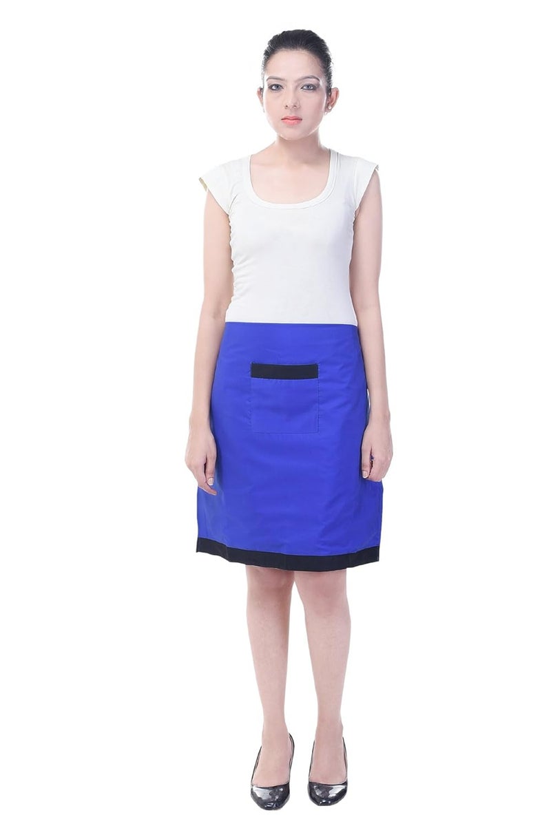 Switchon Royal Blue Polyester Waterproof Kitchen Apron Free SizeProudly Made in India - Image 5