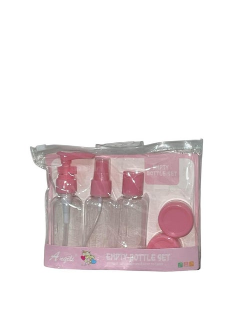 Empty Travel Bottle Set Multicolor