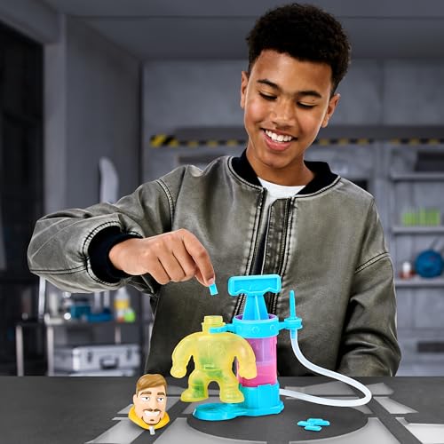 Mrbeast Lab Make Your Own Stretchy Goo Filled MrBeast with The MrBeast Lab Creation Station with 3 Unique Goo Fillings Mix Fill Create Your Own Stretchy MrBeast Action Figure Again and Again - Image 5