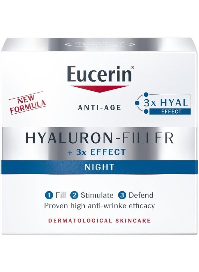 Eucerin Hyaluron Filler Anti-Aging Face Night Cream With Hyaluronic Acid 50ml - Image 2