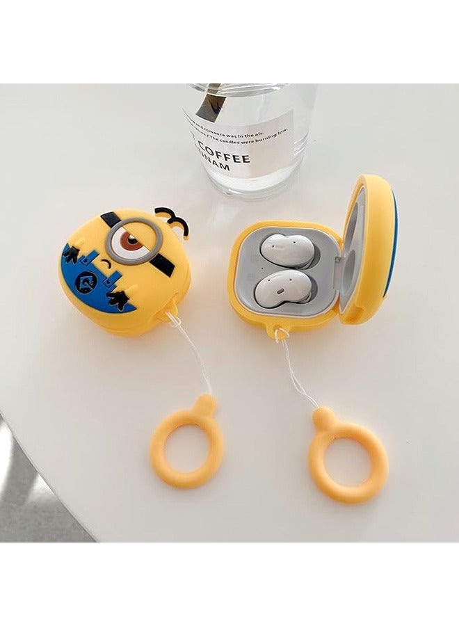 Case Compatible with Samsung Galaxy Buds 2 Case (2021) / Galaxy Buds Pro Case (2021) / Galaxy Buds Live/Buds 2 Pro, Cartoon Silicone Full Protective Cute Covers for Girls Women Big Eye - Image 3
