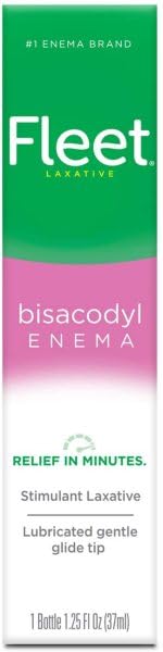 Fleet Laxative Bisacodyl Enema for Adult Constipation  125 Fl Oz  Pack of 6 - Image 1