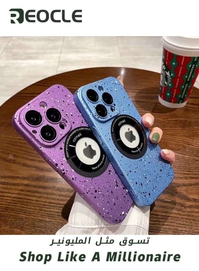 REOCLE Phone Case for iPhone 14 Pro Max with Camera Lens Protector Anti-Scratch Shockproof Electroplated Slim Phone Cover - Image 5