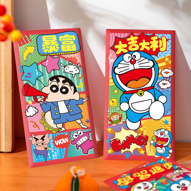 Red Packet Kids Cartoon Crayons Featuring Kuromi Little Pony Polly - Vibrant Smooth Colors for Creative Artistic Expression in 9x16.5x0.2 cm - Image 3