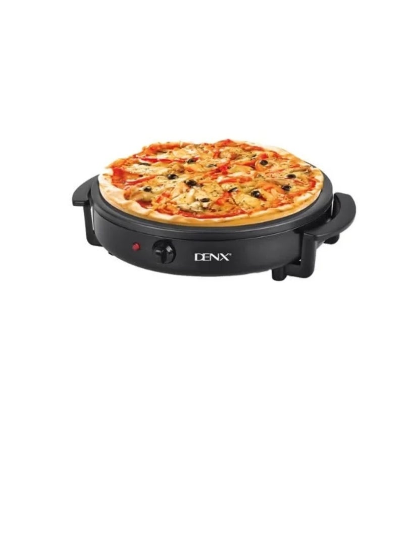 Dinex Electric crepe and pancake maker with electric grill, 30cm diameter, non-stick heating plate with variable temperature settings, black, for dosa, omelets, Eid crepes, and pancakes. - Image 2
