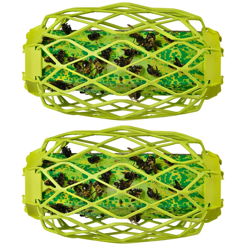 Rescue! Carpenter Bee TrapStik â€“ Also Works on Wasps, Mud Daubers - 2 Traps - Image 1