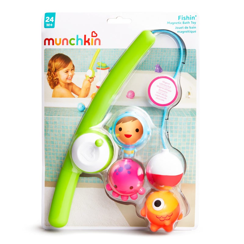 MunchkinÂ® Fishin'â„¢ Magnetic Baby and Toddler Bath Toy, 4pc Set - Image 5