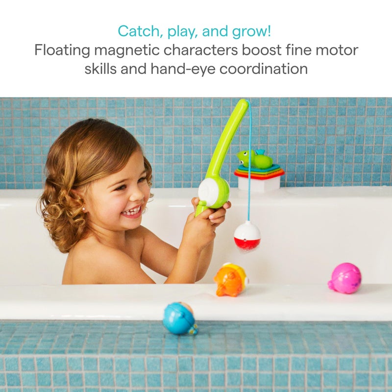 MunchkinÂ® Fishin'â„¢ Magnetic Baby and Toddler Bath Toy, 4pc Set - Image 2