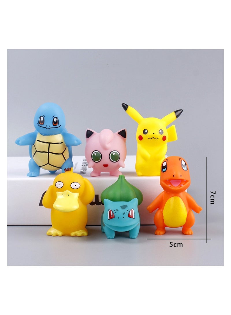 Pokemon Characters Collectible Figure For Kids 6 Pcs  - Image 2