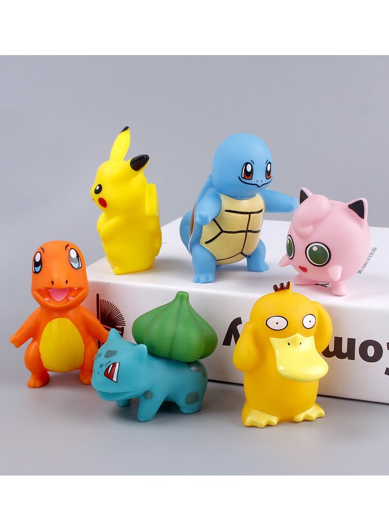 Pokemon Characters Collectible Figure For Kids 6 Pcs  - Image 1
