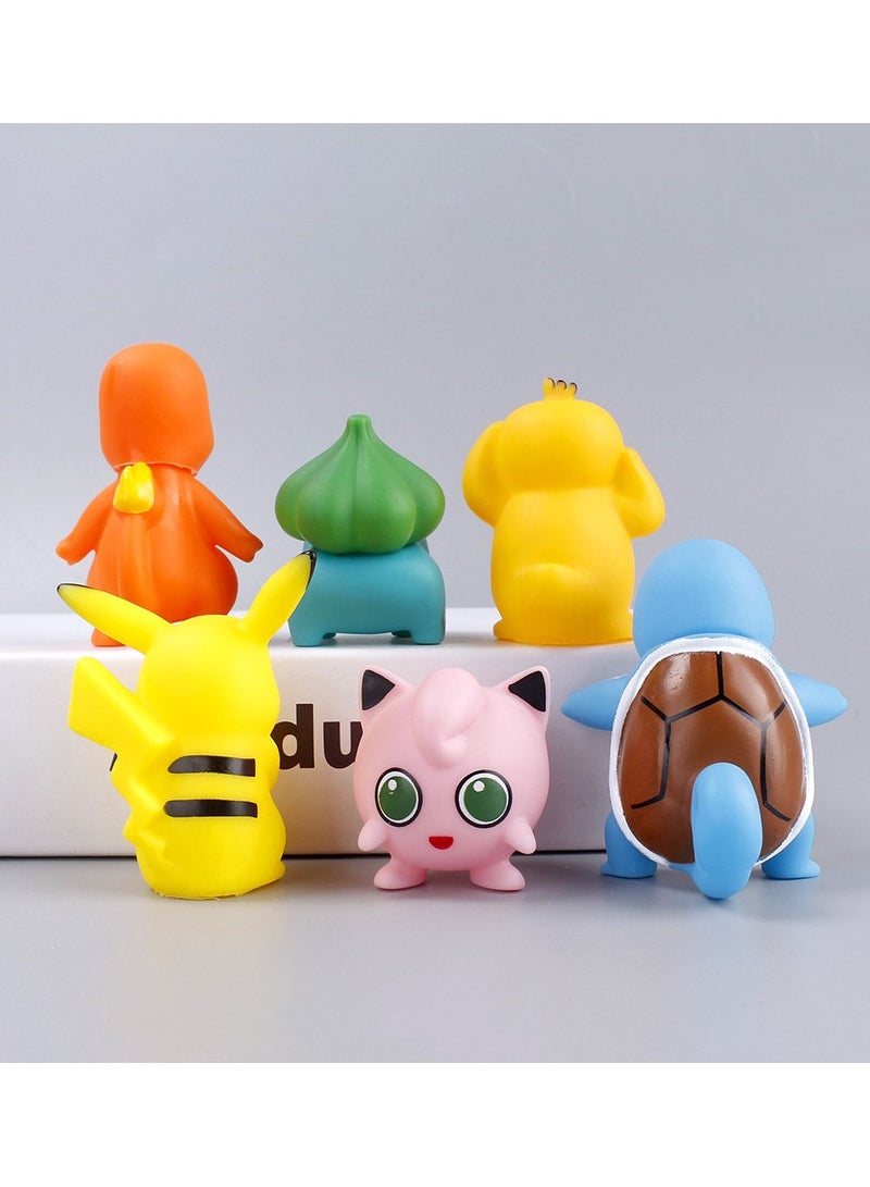 Pokemon Characters Collectible Figure For Kids 6 Pcs  - Image 3