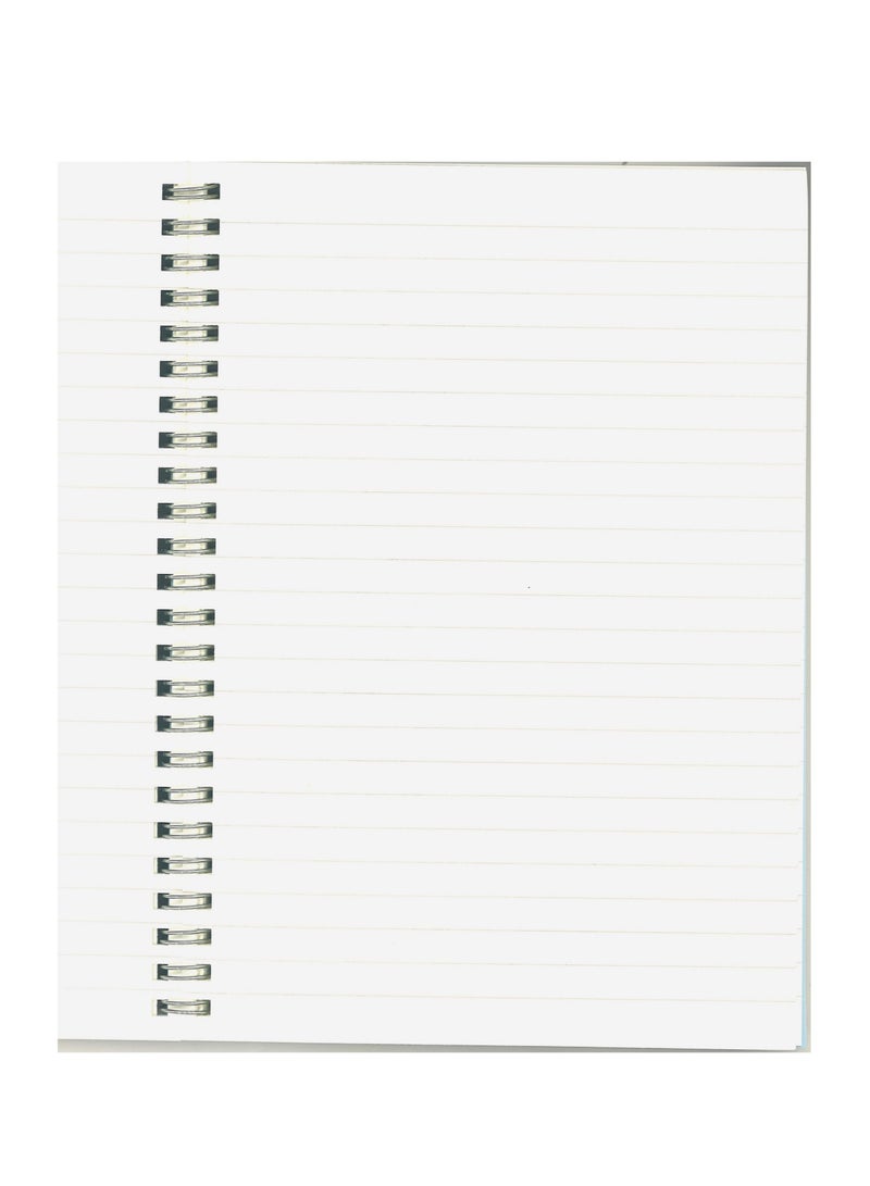 Foldermate دفتر ملاحظات حلزوني فاخر بحجم B5، 70 ورقة، غلاف وردي - Image 3