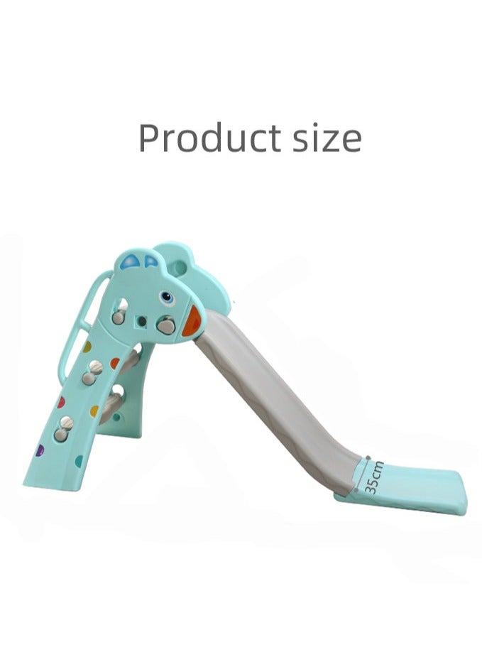 فول جوي زحليقة قابلة للطي مع كرة سلة , أخضر فاتح - Image 1