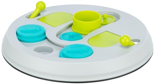 TRIXIE Hide N Slide Rabbit Activity Small Animal Interactive Toy for Mental Stimulation Enrichment Hide and Seek Brain Teaser Enhances Cognitive Development - Image 1