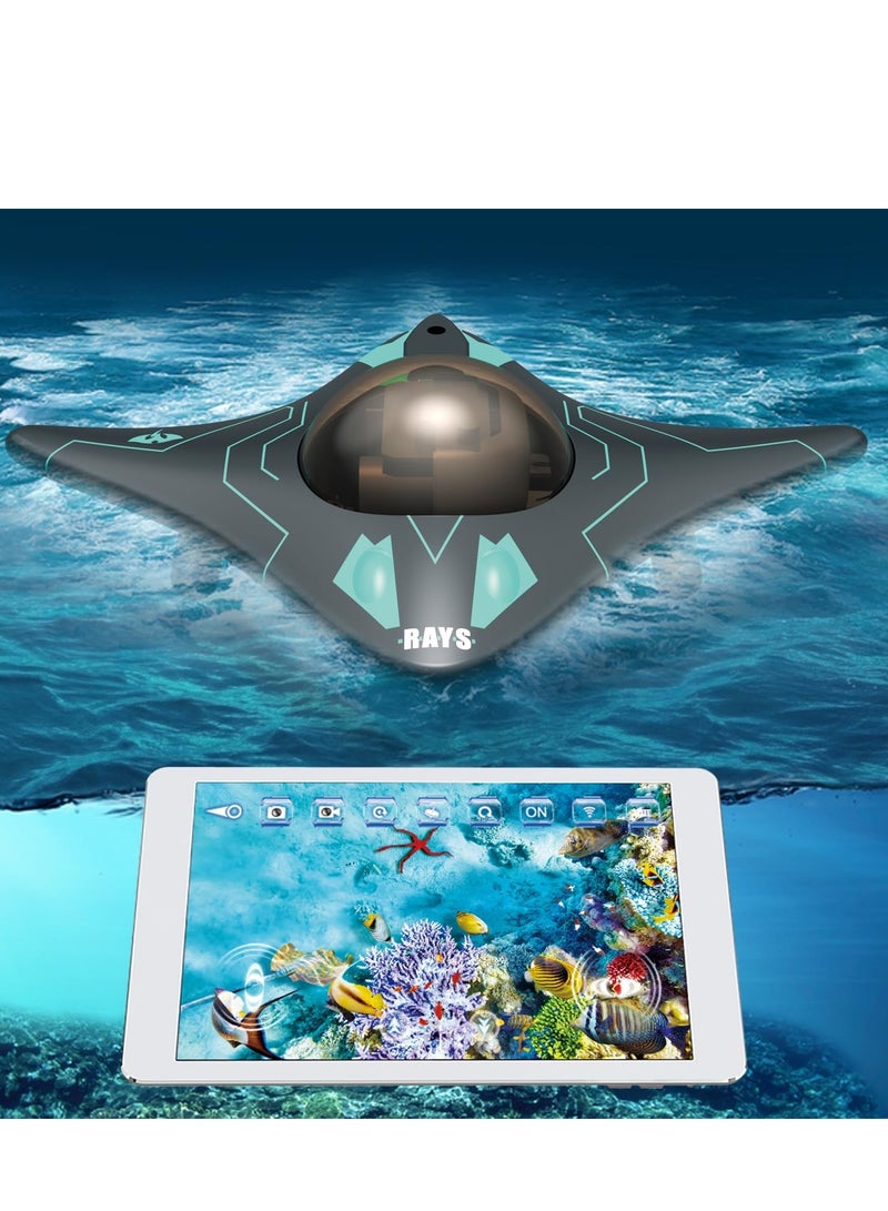 Excefore RC Boat with Underwater Camera for Adults/Kids, Remote Control Toys for Swimming Pool, Remote Control Boat Waterproof Camera Toys, Underwater Drone, Gift for 8+ Year Old Boys Girls Age 8-12 - Image 2