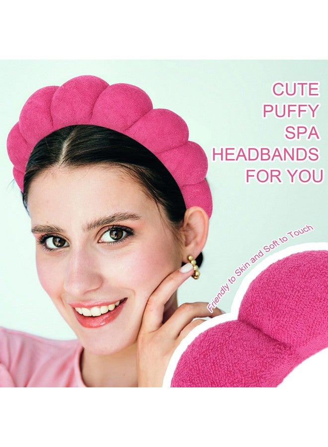 ACO-UINT 3 Pack Spa Headbands - Terry Cloth Puffy Hair Bands for Skincare, Makeup Removal, and Facial Cleansing - Image 5