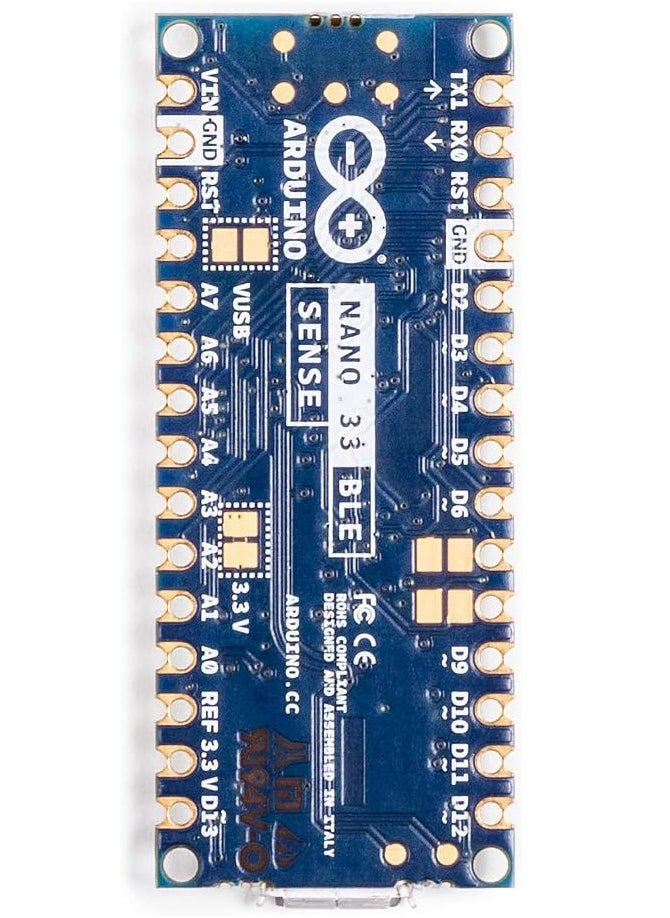 ABX00031 - ARDUINO 33 SENSE BOARD BLE, Bluetooth Low Energy Microcontroller Board with Integrated Sensors