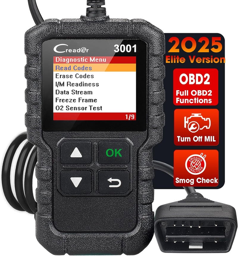 LAUNCH Creader 3001 OBD2 Scanner, Engine Fault Code Reader Mode 6 CAN Diagnostic Scan Tool for All OBDII Protocol Cars Since 1996, Lifetime Free Update - Image 1