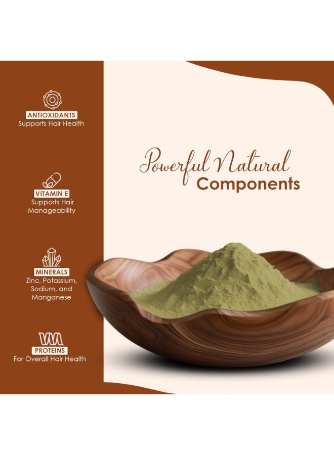 minature Mi Nature Pure Neutral Henna Powder(Cassia Obovata) |for Hair Conditioning|Adds no Colour to hair| 100% Herbal & Natural Scalp care mask |Unisex |227 gm(8 oz) - Image 4