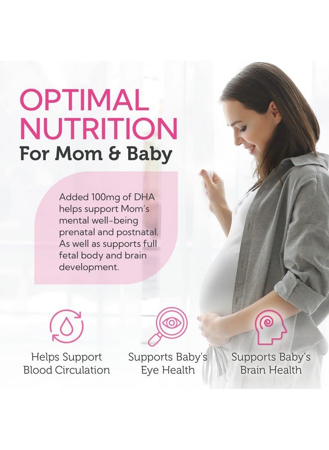Zahler - Mighty Mini Prenatal Vitamin With Dha & Folate Certified Kosher All Natural Prenatal Vitamins Multivitamin For Pregnant Women 19 Prenatal Vitamins Including Folic Acid (90 Softgels) - Image 1