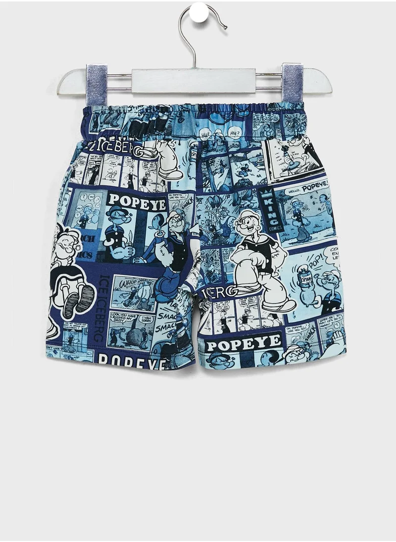 Ice Iceberg Kids Graphic Shorts