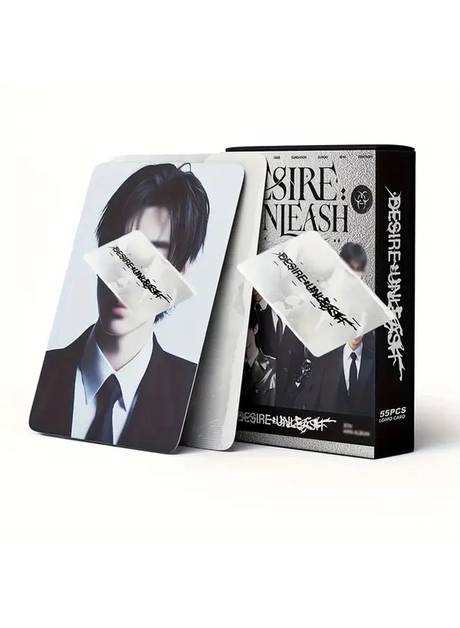 55 Sheets EN HYPEN Lomo Cards Desire Unleash Design Collectible Album Gifts - Image 2