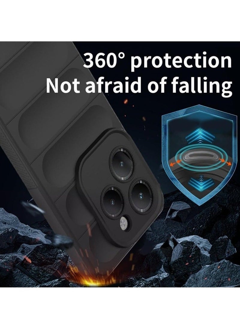 Liquid Silicone Case Compatible with Infinix Hot 40/Hot 40 Pro with Camera Lens Protection, Anti-Scratch Soft Microfiber Lining, Rubber Full Body Shockproof Cover - Image 3