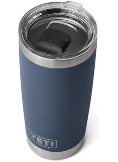 YETI YETI Rambler 20 oz Tumbler, Stainless Steel, Vacuum Insulated with MagSlider Lid, Navy  - Image 3