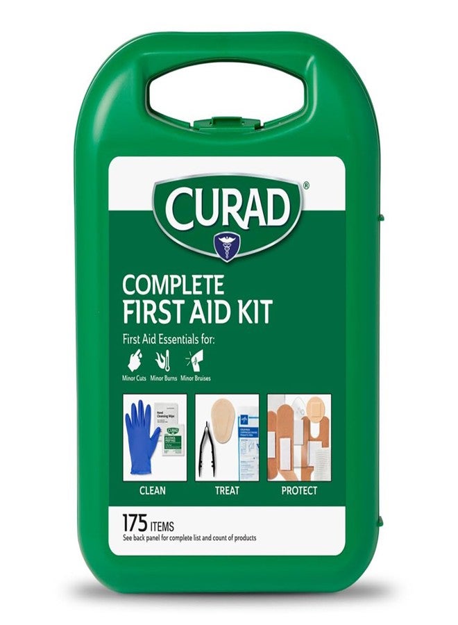 CURAD 175-Piece Complete First Aid Kit in Reusable Case, One - Image 1