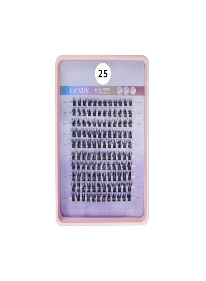 COSLUXE Lash Clusters, Eyelash Extensions, 200 PCS C Curl Lash Clusters 10-14mm, Mixed Curl Individual Eyelashes Cluster, Wispy Eyelash Extension, Thin Band & Soft, Natural Looking Cluster Lashes No-25 - Image 1