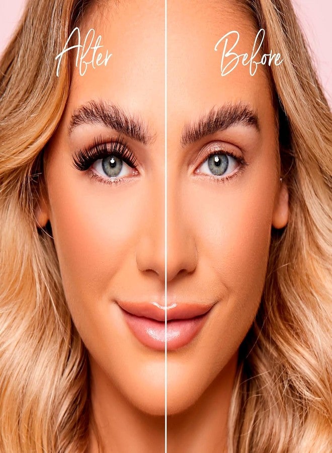 COSLUXE Lash Clusters, Eyelash Extensions, 200 PCS C Curl Lash Clusters 10-14mm, Mixed Curl Individual Eyelashes Cluster, Wispy Eyelash Extension, Thin Band & Soft, Natural Looking Cluster Lashes No-25 - Image 4