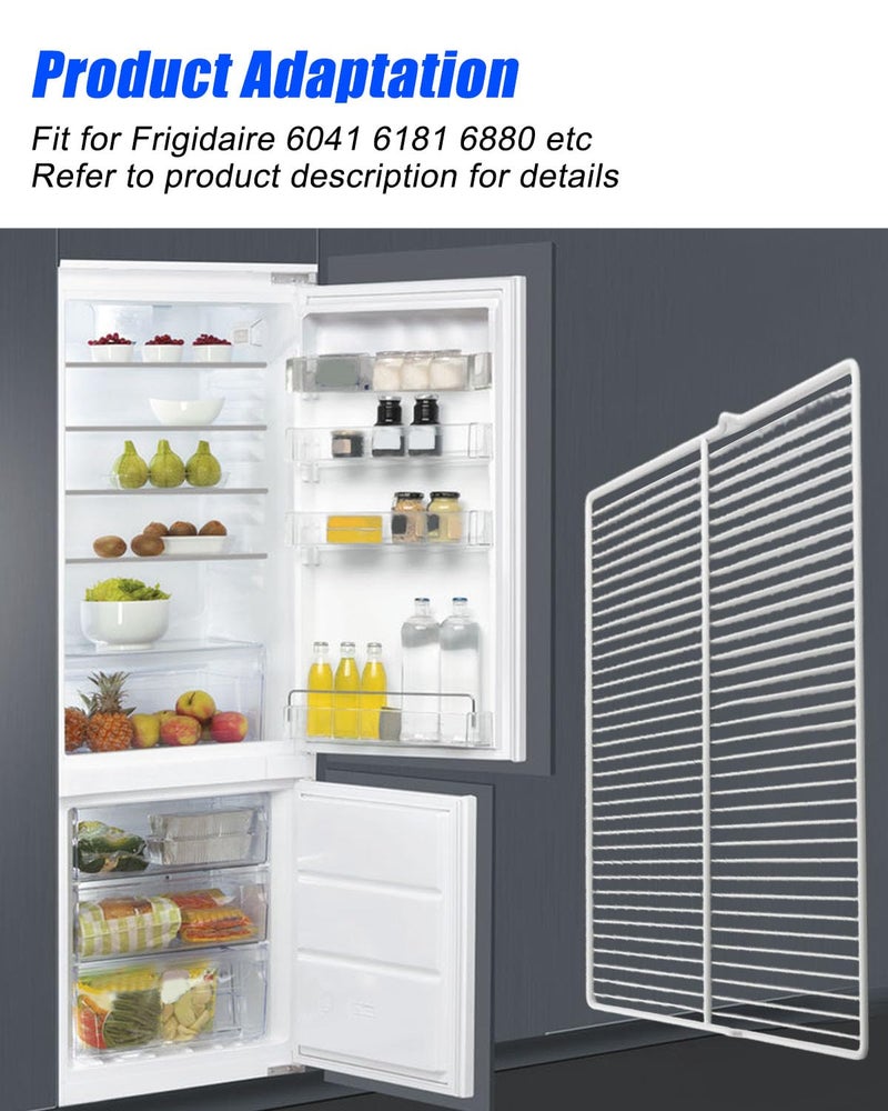 GUXPCH 240360908 Refrigerator Wire Shelf Fit for Frigidaire Kenmore White Westinghouse Crosley Gibson, 25 3/7 x 16 1/2 Inch Refrigerator Rack Replace 240360901 240360905 3189137 AP5805565 EAP9492365 - Image 4