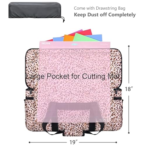 IMAGINING Carrying Case for Cricut Maker 3, Maker 4, Double-Layer Machine Bag with Cover for Cricut Explore 4, Explore 3, Explore Air 2, Storage Organizer for Cricut Accessories and Tools - Image 2