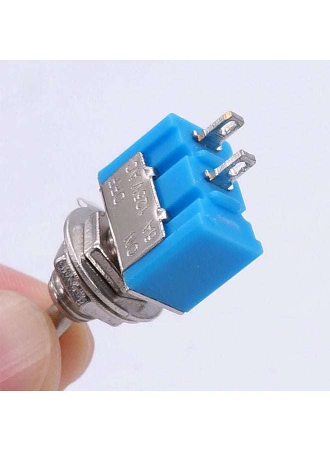 12 قطعة مفتاح تبديل ON-Off-ON بثلاثة أطراف 6 أمبير 125 فولت / 3 أمبير 250 فولت، مدمج ومتين مع نقطة اتصال نحاسية - Image 5