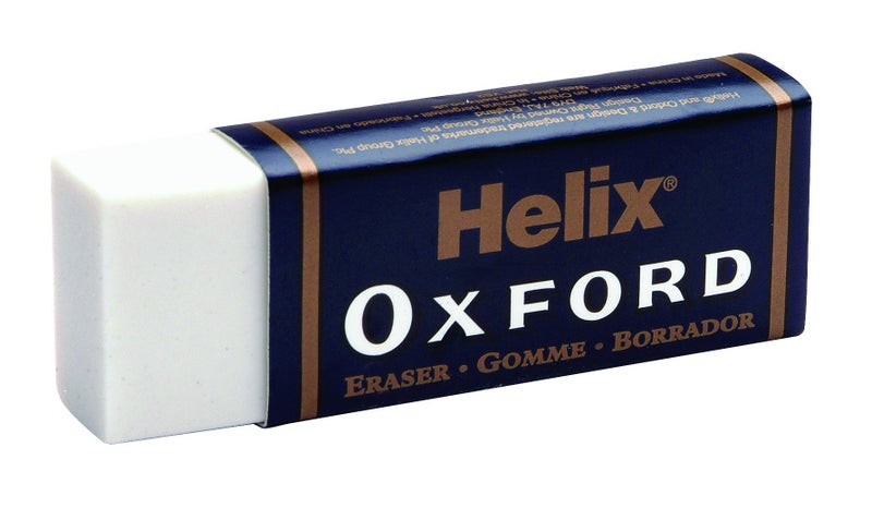 Helix Oxford Twin Pack of Erasers, Oxford Blue, Large - Image 2