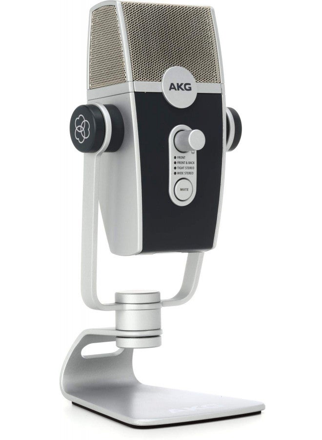 AKG AKG Pro Audio Lyra Ultra-HD, Four Capsule, Multi-Capture Mode, USB-C Condenser Microphone for Recording and Streaming